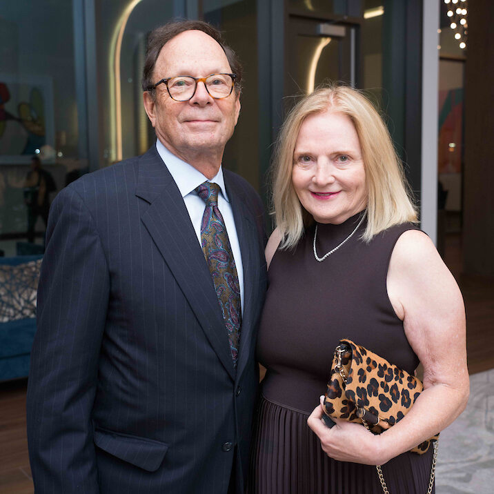 Chair sponsors Michael and Marcia Feldman