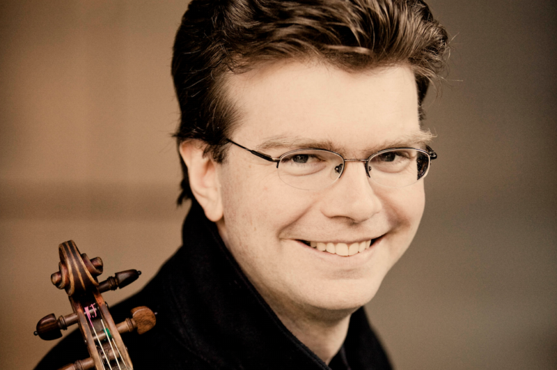 Scott St. John performs with the River Oaks Chamber Orchestra