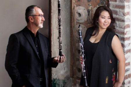 Clarinetists Nathan Williams and Maiko Sasaki