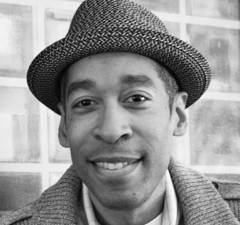 Black and white image of composer Kerwin Young