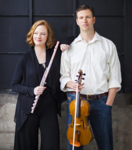 Flutist Christina Jennings and Violist Matt Dane