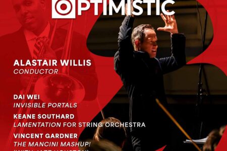 ROCO In Concert: Optimistic Alastair Willis, conductor Dai Wei: Invisible Portals ROCO Co-commissioned Texas Premiere Keane Southard: Lamentation for String Orchestra Vincent Gardner: The Mancini Mashup! (joined by the Jazz Houston octet) ROCO Commissioned World Premiere Igor Stravinsky/arr. Marlijn Helder: The Rite of Spring ROCO Rescore Commissioned World Premiere