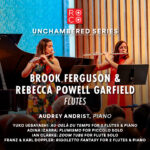 Rebecca Garfield and Brook Ferguson, flutes