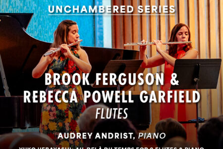 Rebecca Garfield and Brook Ferguson, flutes