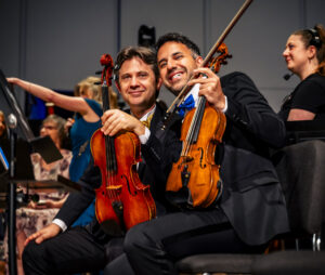 Pasha Sabouri and Andres Gonzales, violins