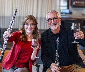 Alecia Lawyer, oboe and Nathan Williams, clarinet
