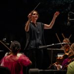 Delyana conducts ROCO at Miller Outdoor Theatre (Rolando Ramon)