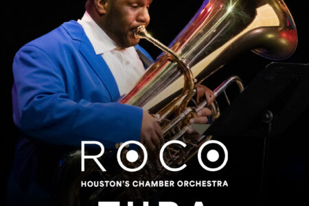 ROCO Principal Tuba Ali Jackson performing
